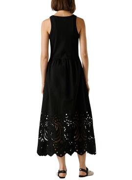 Schwarzes Pepe Jeans Naomi-Kleid für Damen.