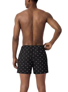 Schwarze Calvin Klein Jeans Covered Badehose für Herren.