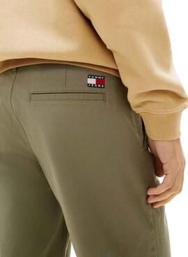 Bermudas Tommy Jeans Scanton grün für Herren