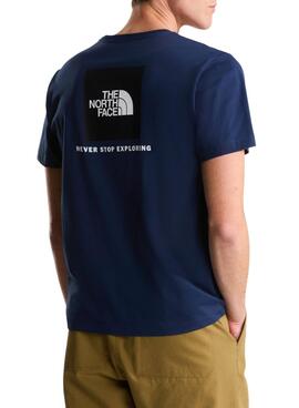 T-Shirt The North Face Evo Box blau für Herren