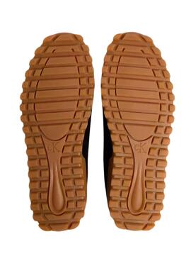 Schwarze Calvin Klein Jeans Schnürschuhe für Damen.