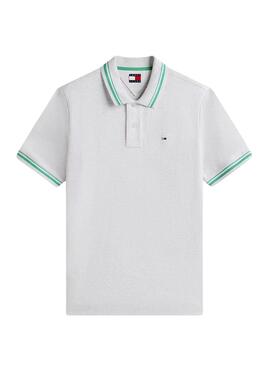 Polo Tommy Jeans Tipped grau für Herren