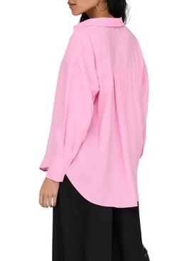 Hemd Only Zazima in Rosa für Damen