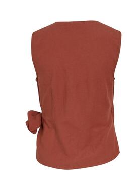 Top Vila Prisilla Dachziegel für Damen