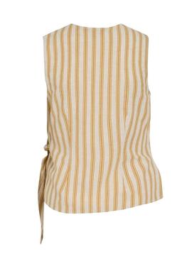 Top Vila Prisilla gelbe Streifen für Damen