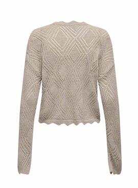 Pullover Only Pamela in Beige für Damen.