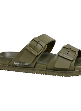 Sandalen Pepe Jeans Ocean Brand in Grün für Herren.
