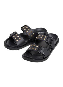 Sandalen Pepe Jeans Ocean Studs Schwarz für Damen
