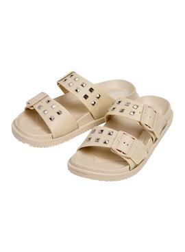 Sandalen Pepe Jeans Ocean Studs beige für Damen
