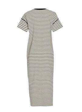 Kleid Vila Sinny in Schwarz-Weiß für Damen