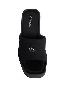 Keilabsatzsandale Calvin Klein Jeans Wedge 70 Schwarz für Damen