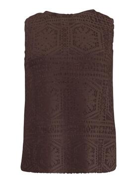 Oberteil Only Llian braun für Damen