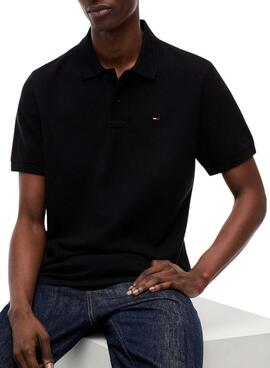Tommy Jeans Essential Polo in Schwarz für Herren