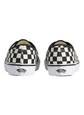 Turnschuhe Vans Authentic Check schwarz und weiß für Herren