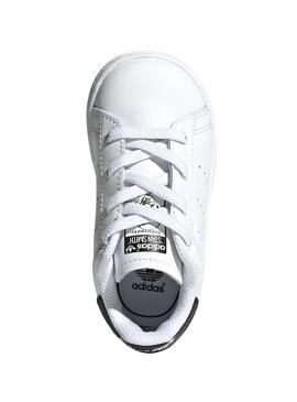 Sneaker Adidas Stan Smith Schwarz und Weiß Kids