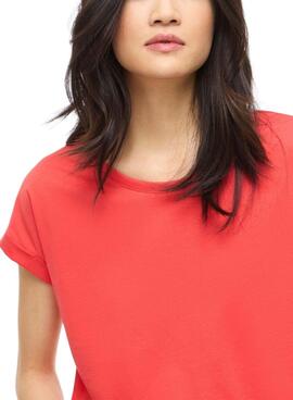 T-shirt Vila Vidreamers Koralle für Damen