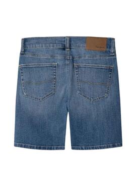 Kurze Hose Pepe Jeans Cashed in mittelblau für Jungen.