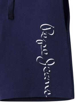 Kurze Hose Pepe Jeans Michael in Marineblau für Jungen.