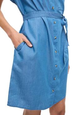 Kleid Vila Vinori Denim für Damen