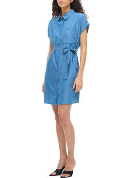 Kleid Vila Vinori Denim für Damen
