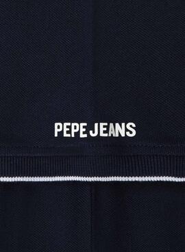 Polo Pepe Jeans Hayden básico blau für Jungen.