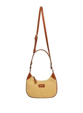Handtasche Pepe Jeans Trish aus Raffia für Damen