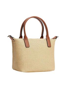 Tasche Tommy Hilfiger Popette Mini Raffia für Damen