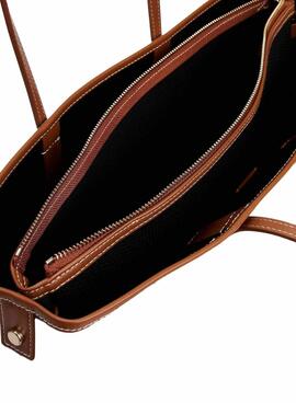 Handtasche Tommy Hilfiger Monoplay Tote Braun für Damen