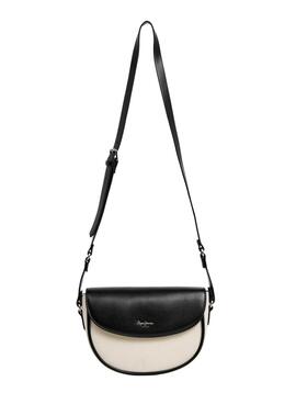 Handtasche Pepe Jeans Crisha in Schwarz-Weiß für Damen