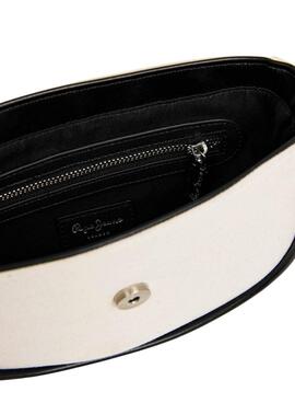 Handtasche Pepe Jeans Crisha in Schwarz-Weiß für Damen