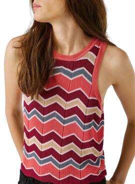 Top Pepe Jeans Kasha rosa für Damen.