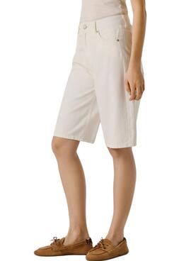 Bermudas Pepe Jeans Lexa weiß für Damen