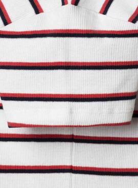 Pepe Jeans Angy gestreiftes T-Shirt für Mädchen.