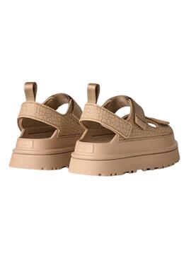 Sandalen UGG GoldenGlow geprägt in Toast für Damen