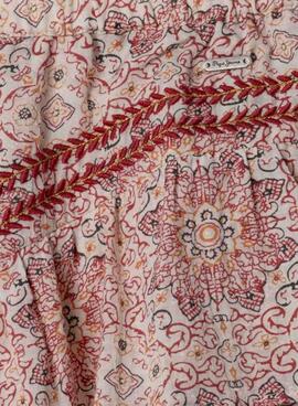 Kurze Hose Pepe Jeans Hella mit Blumenmuster für Mädchen