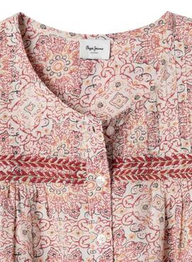 Top Pepe Jeans Hella mit Blumenmuster für Mädchen.