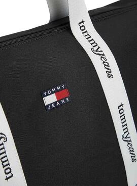 Tommy Jeans Essential Tote Tasche Schwarz für Damen