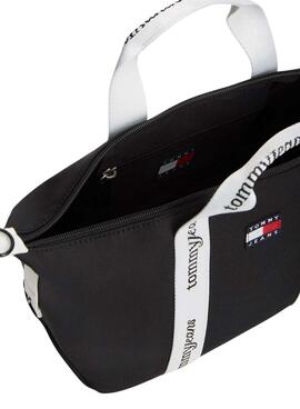 Handtasche Tommy Jeans Essential Mini Tote Schwarz für Damen