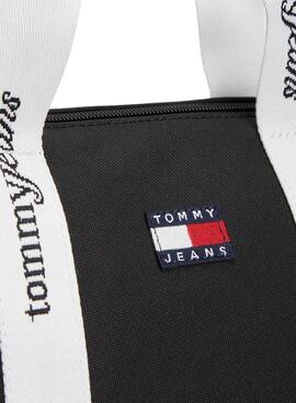 Handtasche Tommy Jeans Essential Mini Tote Schwarz für Damen