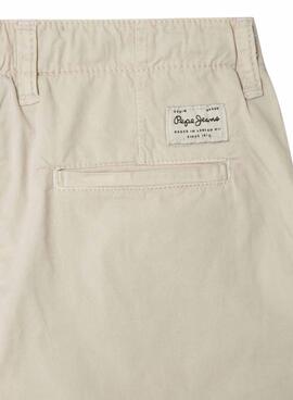 Bermudas Pepe Jeans Alexander beige für Jungen