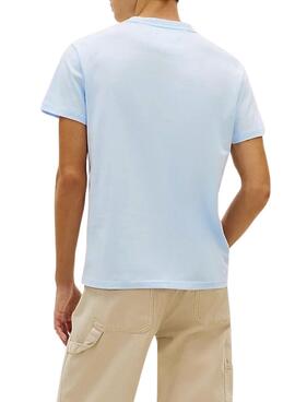 T-shirt Tommy Jeans Vintage Logo Blau für Herren