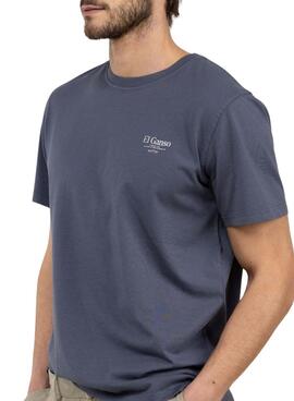 T-Shirt El Ganso Fische blau für Herren