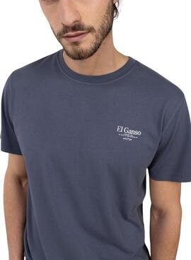 T-Shirt El Ganso Fische blau für Herren