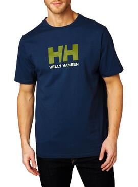 T-Shirt Helly Hansen Basic Logo Blau Herren