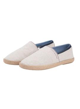 Espadrilles Tommy Hilfiger Chambray beige für Herren.