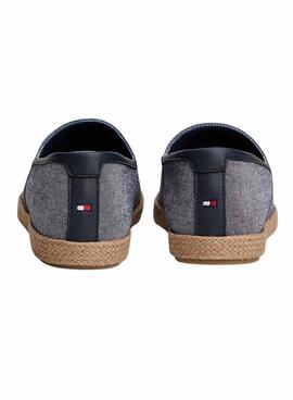 Espadrilles Tommy Hilfiger Chambray Marine für Männer.