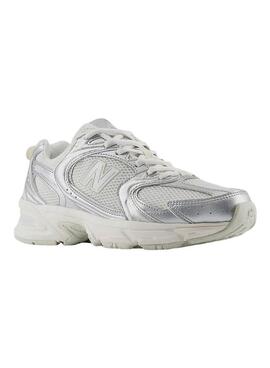 Turnschuhe New Balance Silber Metallic für Damen