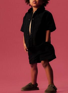 Hemd Name It Filip marineblau für Jungen