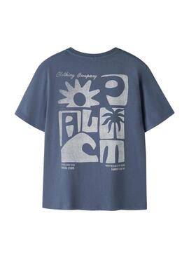 T-Shirt Name It Fakim blau für Jungen