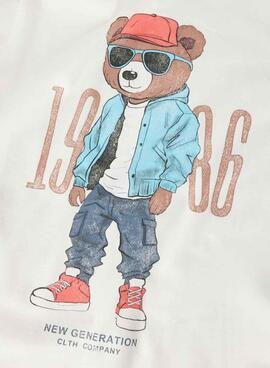 T-Shirt Name It Dobs weiß für Jungen.